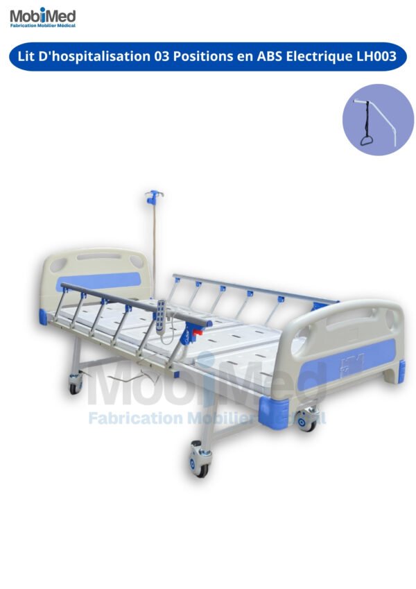 Lit D'hospitalisation 03 Positions en ABS Electrique LH003