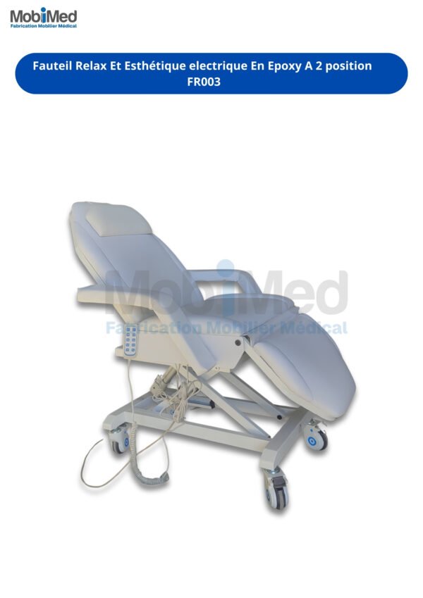 Fauteuil Relax Et Esthétique électrique En Epoxy A 2 position  FR003