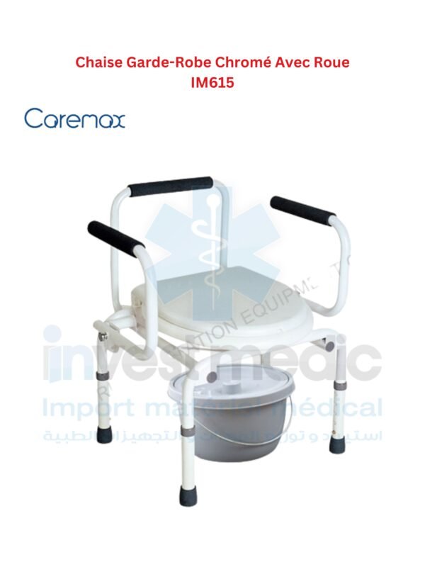 Chaise Garde-Robe Chromé Avec Roue  IM615