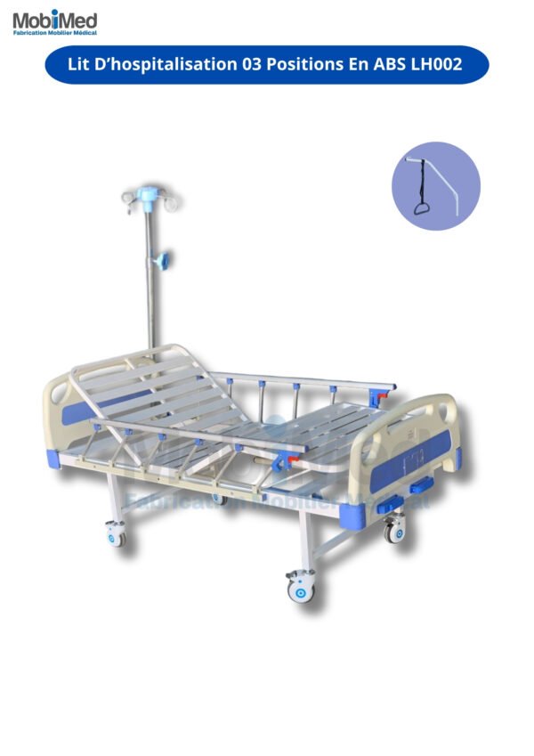 Lit D’hospitalisation 03 Positions En ABS LH002