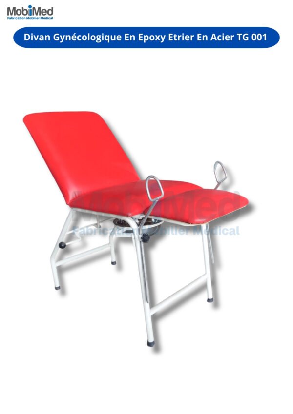 Divan Gynécologique En Epoxy Etrier En Acier TG 001