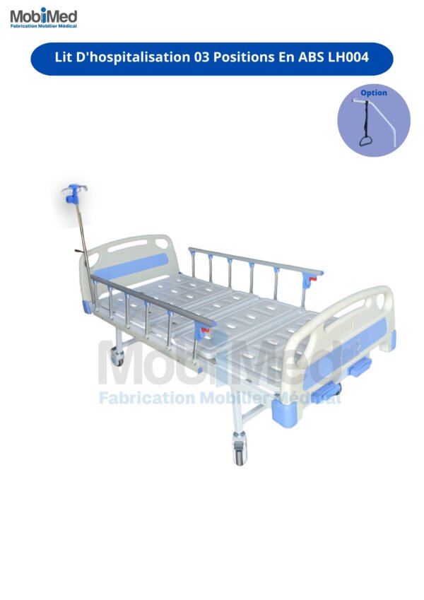 Lit D'hospitalisation 03 Positions En ABS LH004