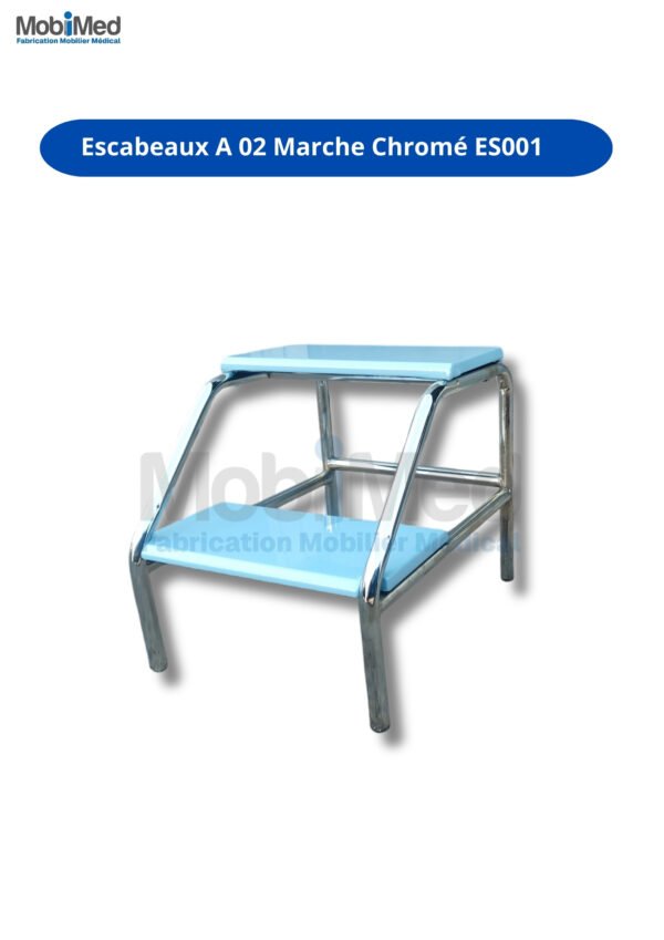 Escabeaux A 02 Marche Chromé ES001