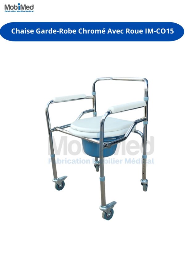 Chaise Garde-Robe Chromé Avec Roue IM-CO15