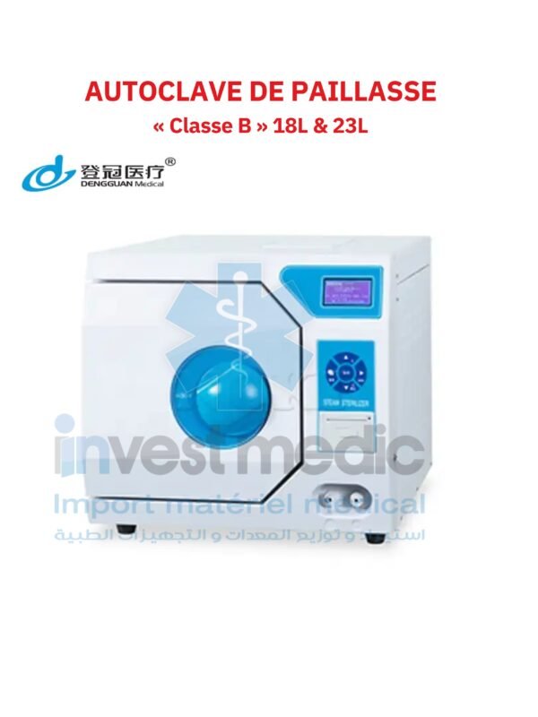 AUTOCLAVE DE PAILLASSE  « Classe B » 18L & 23L