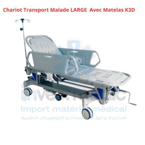 Chariot Transport Malade LARGE Avec Matelas K3D