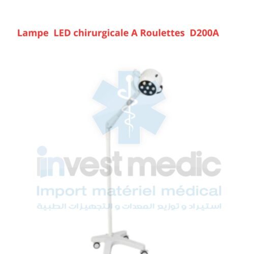 Lampe LED Chirurgical A Roulettes D200A