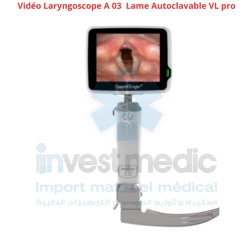 Vidéo Laryngoscope A 03 Lame Autoclavable VL pro