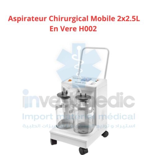 Aspirateur Chirurgical Mobile 2x2.5L En Vere H002