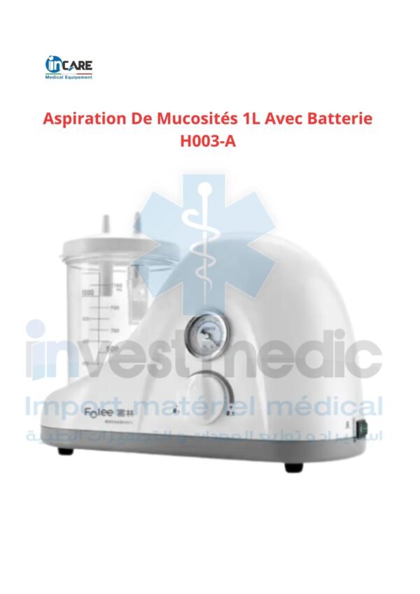 Aspiration De Mucosités 1L Avec Batterie H003-A