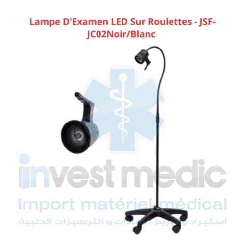 Lampe D'Examen LED Sur Roulettes  - JSF-JC02Noir/Blanc