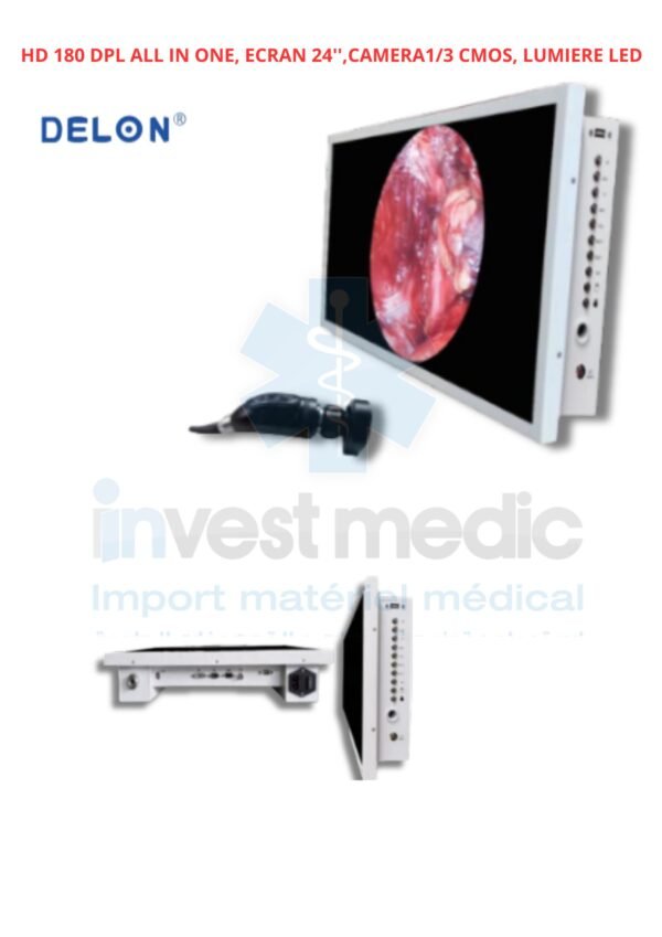 HD 180 DPL ALL IN ONE, ECRAN 24'',CAMERA1/3 CMOS, LUMIERE LED