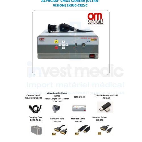 CAMERA ENDOSCOPIQUE - (ALPHCAM® CMOS CAMERA [ULTRA-VISION] 2KIUC-CRZ/C)