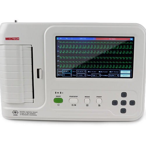 ECG 3 Et 6 Pistes Avec Interprétation Ecran Tactile 7" TFT  EKG6012