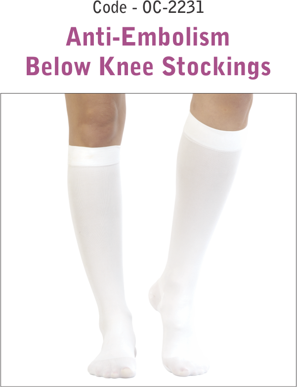 Anti-Embolism Below Knee Stockings OC-2231