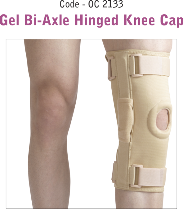 Gel Bi-Axle Hinged Knee Cap OC-2133