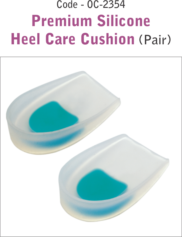 Premium Silicone Heel Care Cushion (Pair) OC-2354